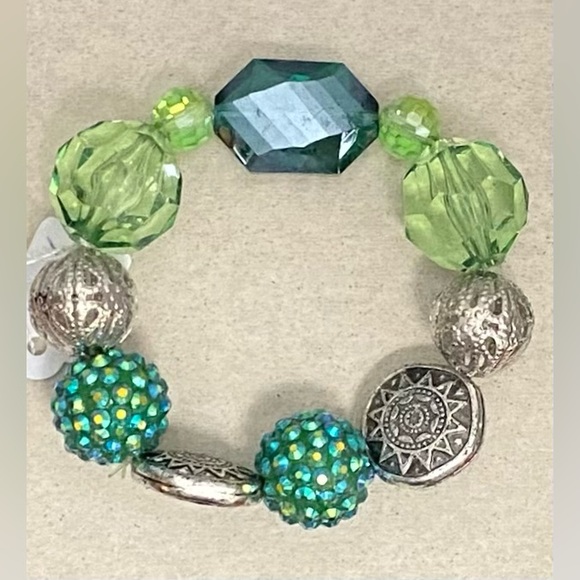 NEW Disco bead bracelet (Jesse James beads) - Picture 1 of 2